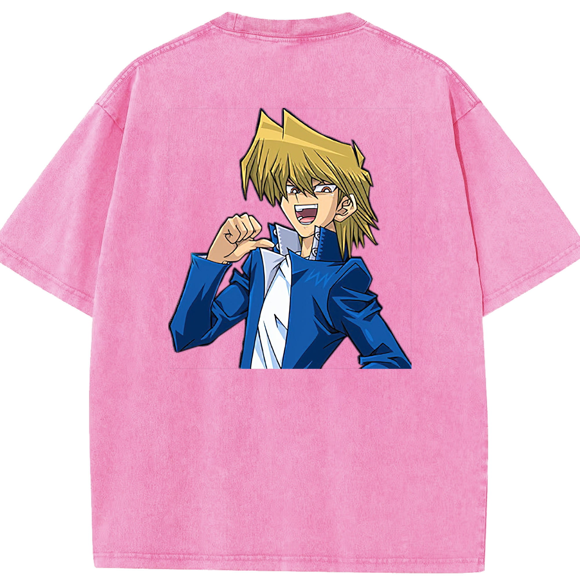 （画像用） 遊☆戯☆王 Yu-Gi-Oh! 綿100% ヴィンテージ風 半袖Tシャツ（背面プリント）